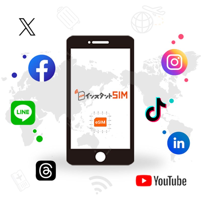 ☆Qoo10購入・キャッシュバック型案件|即開通可能な海外旅行向けeSIM - インスタントSIM(世界200カ国以上対応) - 7