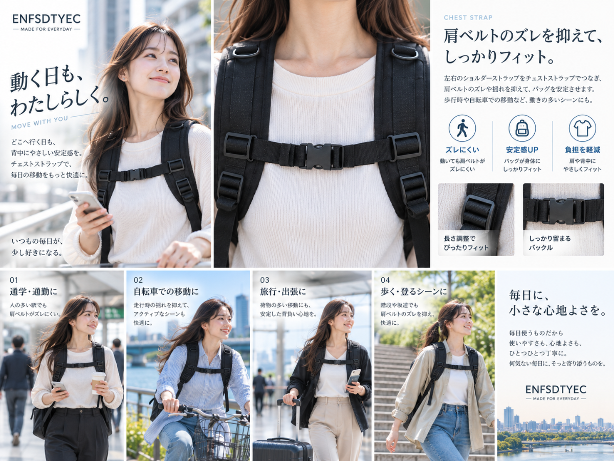【商品提供】29L大容量・15.6インチPC対応 通学リュック PRクリエイター募集 - 7