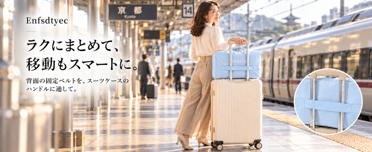 【商品提供・送料無料】旅行好きさん募集♡ 荷造りが楽しくなる5IN1圧縮トラベルポーチPR - 10
