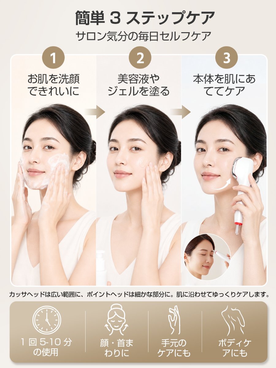 【商品提供】EMS温感美顔器のPR動画撮影|顔出しOKの方歓迎・SNS投稿不要 - 3